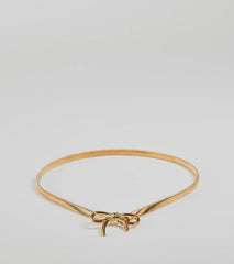 Sweetly Perfect Bow Stretch Coil Belt