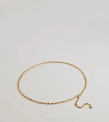 Stylishly Sleek Chain-Link Belt