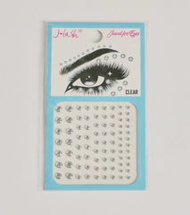 Sparkle And Glow Clear Adhesive Face Gems