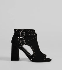 Daring Details Studded Ankle Booties