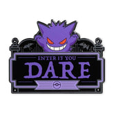 Gengar 'Enter if You Dare' Metal Sign