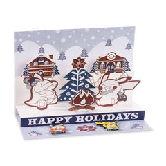 Pikachu & Fuecoco Pokémon Holiday Pins & Pop-Up Greeting Card