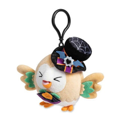 Rowlet Pokémon Halloween Poké Plush Key Chain