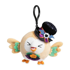 Rowlet Pokémon Halloween Poké Plush Key Chain