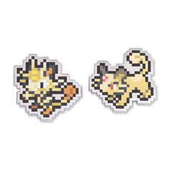 Meowth & Persian Pokémon Pixel Pins (2-Pack)