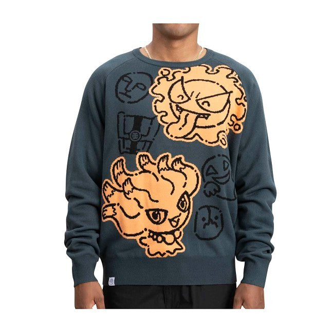 Charming & Ghostly Knit Sweater - Adult