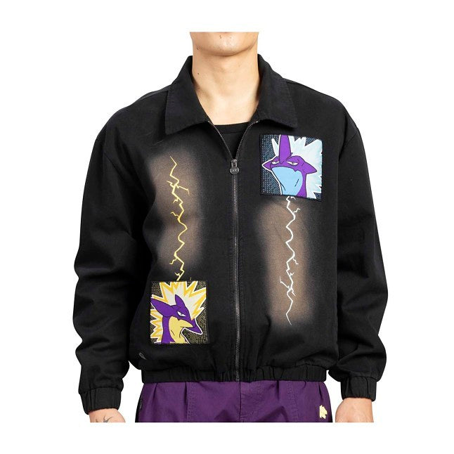 Thunder Shock Dark Noise Bomber Jacket - Men