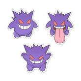 Gengar Stickers (3-Pack)