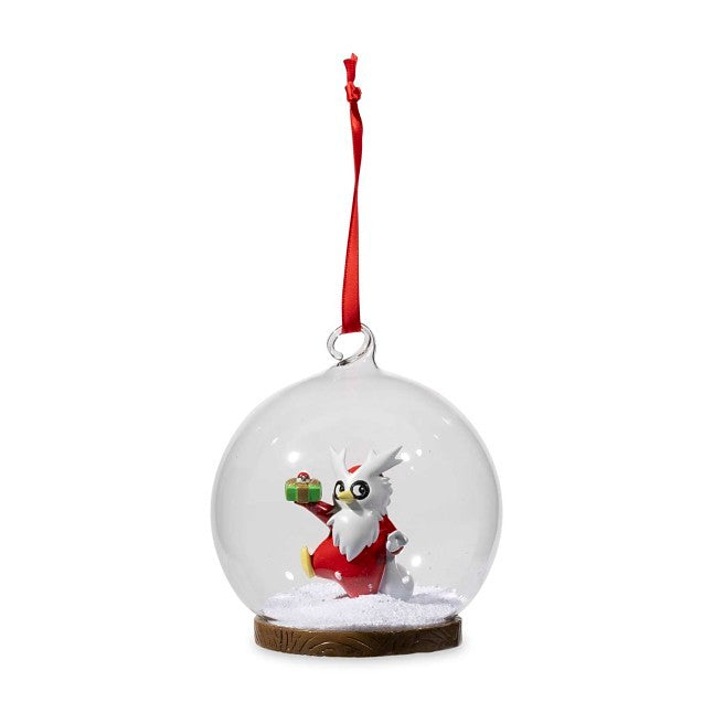 Delibird Pokémon Holiday Globe Ornament