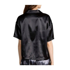 Jirachi Sleep Black Button-Up Sleep Shirt - Women