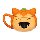 Pumpkin Snorlax Pokémon Halloween Sculpted Mug