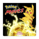 Pokémon Moves 2026 Wall Calendar