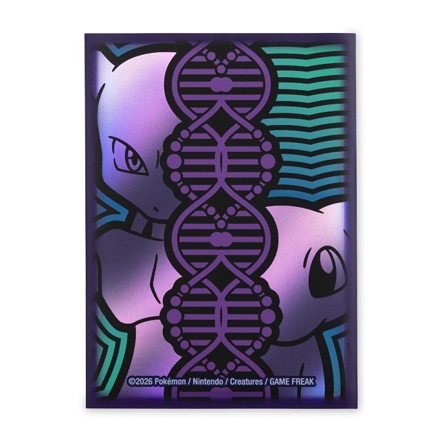 Pokémon TCG: Mewtwo & Mew DNA Card Sleeves (65 Sleeves)