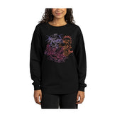 Galarian Articuno, Galarian Zapdos & Galarian Moltres Black Oversize Long-Sleeve T-Shirt - Women