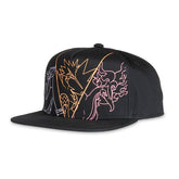 Galarian Articuno, Galarian Zapdos & Galarian Moltres Black Flat-Bill Hat (One Size-Adult)