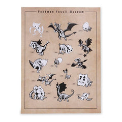 Pokémon Fossil Museum: Skeletons Poster