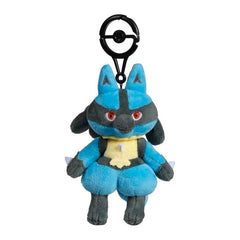 Lucario Practice Makes Perfect Posable Plush Key Chain