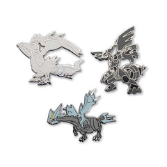 Reshiram, Zekrom & Kyurem Pokémon Pins (3-Pack)