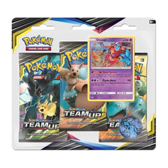 Pokémon TCG: Sun & Moon-Team Up 3 Booster Packs, Coin & Deoxys Promo Card
