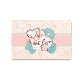 Pikachu & Mew Admiration Yellow Pokémon Pins & Greeting Card
