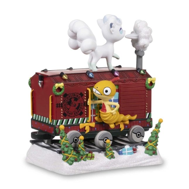 Delibird Holiday Express Alolan Vulpix Boxcar Figure