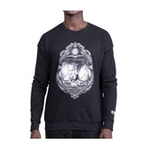 Mimikyu Pokémon Center × Vic Lee: Pokémon Scary Stories Black Oversize Drop-Shoulder Crew Neck Sweatshirt - Adult