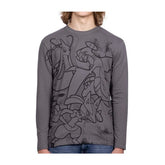Sinnoh Champion Team Gray Fitted Long-Sleeve T-Shirt - Adult