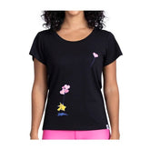 Pikachu & Sylveon Balloon Bouquet Black Crew Neck T-Shirt - Women