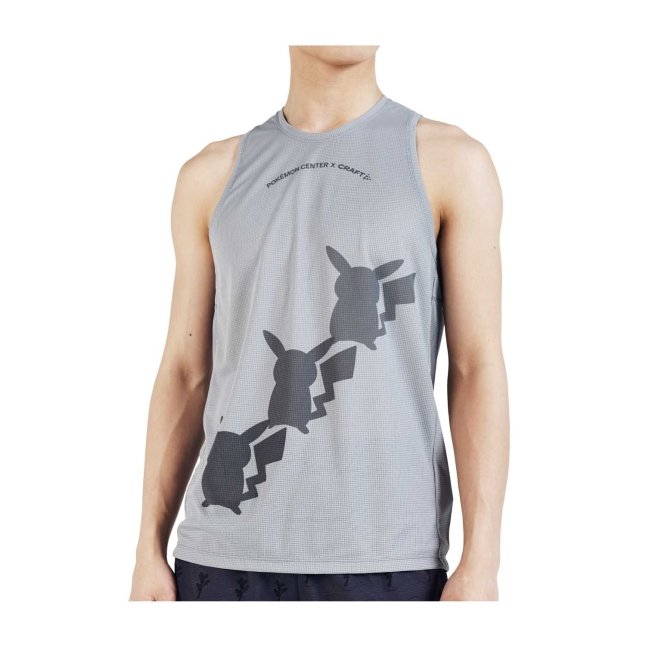 Pokémon Center × Craft: Pikachu Core Charge Monument Singlet - Men