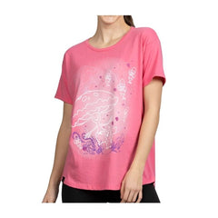 Pikachu & Shiinotic Pokémon Nature: Spring Pink Crew Neck T-Shirt - Women