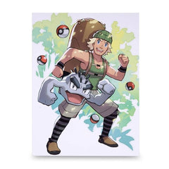 Pokémon Trainers: Hiker Canvas Wall Art