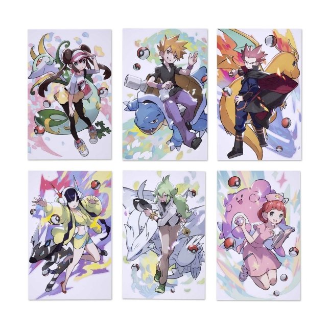Pokémon Trainers Posters (Set A) (6-Pack)