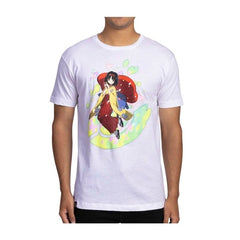 Erika Pokémon Trainers White Relaxed Fit Crew Neck T-Shirt - Adult