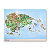 Hoenn Pokémon Region Maps Poster