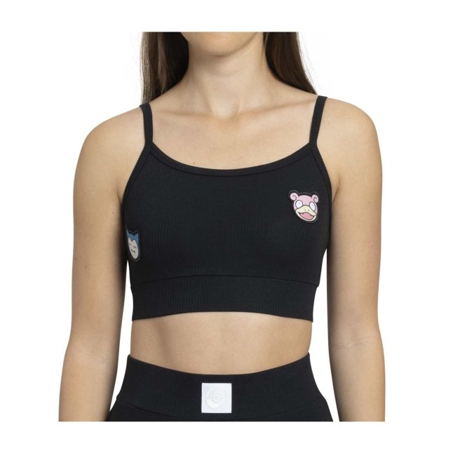 Pikachu & Friends Pokémon Lounge Black Bralette - Women