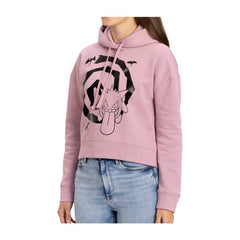Gengar Lilac Drop-Shoulder Crop Hoodie - Women