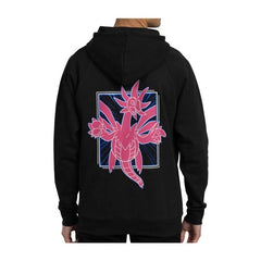 Hydreigon Powerhouse Pokémon Sleek Black Pullover Hoodie - Adult
