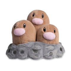 Dugtrio Sitting Cuties Plush - 5 In.