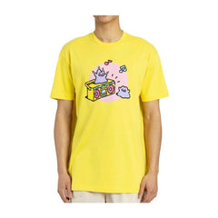 Ditto Pokémon Lazy Summer Yellow Relaxed Fit Crew Neck T-Shirt - Adult