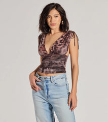 Fab and Fierce Animal Print Tank Top