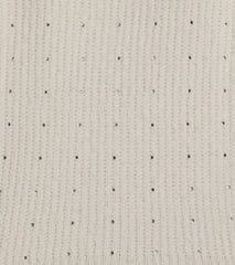 Cozy Sparkle Rhinestone Ribbed Knit Sweater