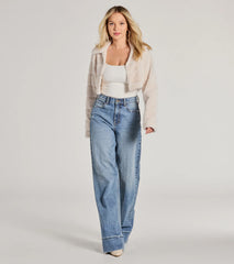 She's An Icon Faux Fur Cropped Jacket
