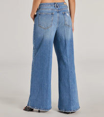 Effortless Fave Mid-Rise Wide-leg Jeans