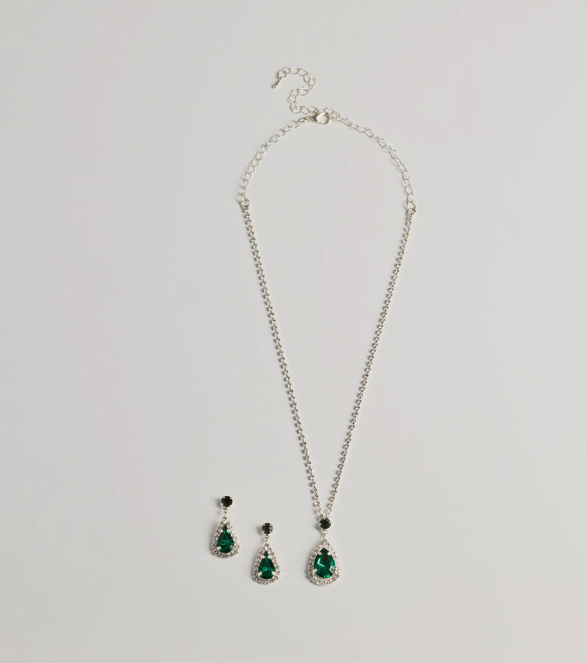 Dreamy Luxe Rhinestone Necklace Set
