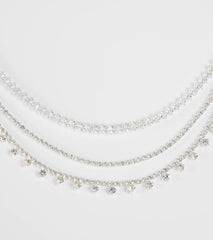 Luxe Dreams Cubic Zirconia Layered Necklace