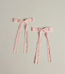 Adorable Vibes Pearl Hair Bow Set