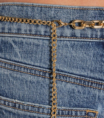 Edgy Fierce Mixed Metal Chain Link Belt