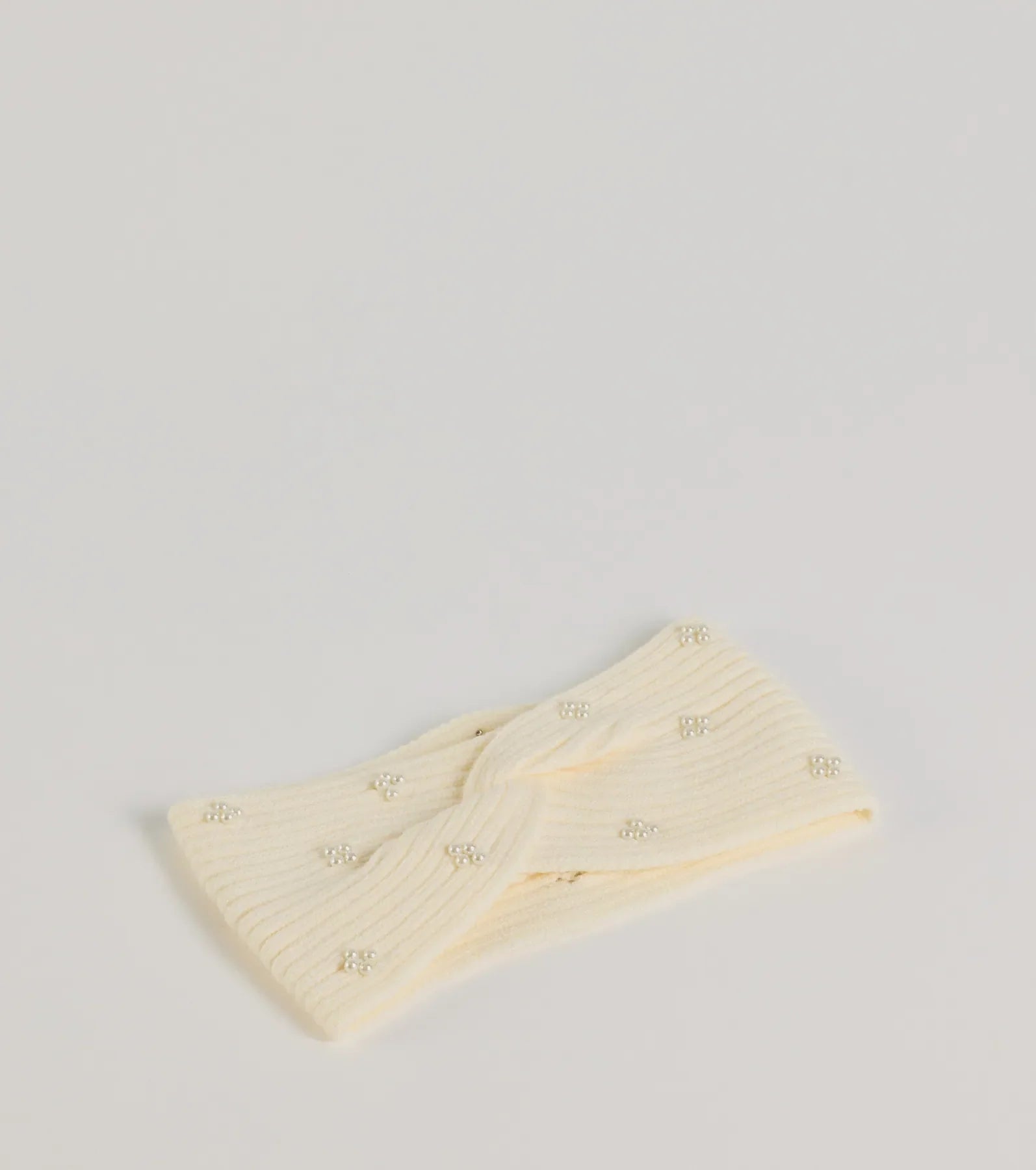 Chic Beauty Faux Pearl Head Wrap