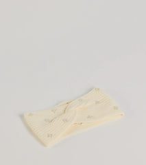 Chic Beauty Faux Pearl Head Wrap