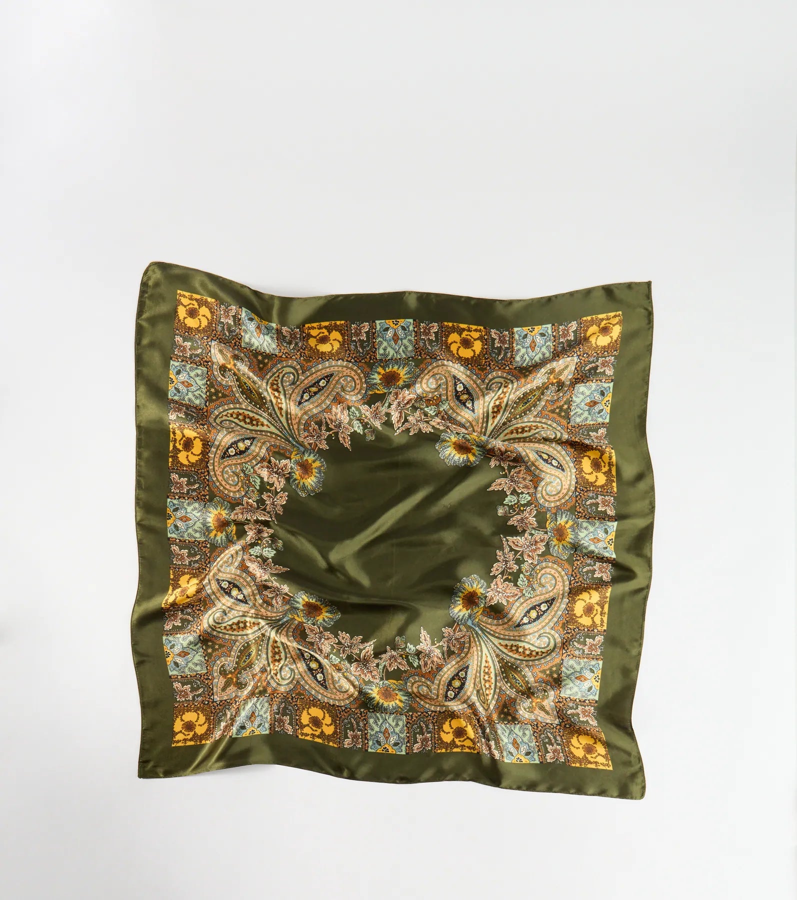 Pretty In Paisley Satin Scarf